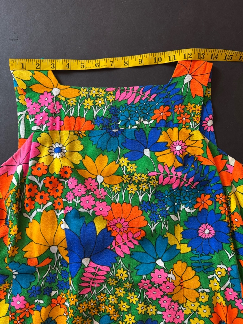 Vintage Hawaiian Flower Power Maxi Dress - Picture 10 of 17